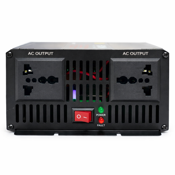 Інвертор для автомобільних акумуляторів 12 V 220 V MX-5000W Перетворювач напруги для квартири чистий синус | Зображення 1