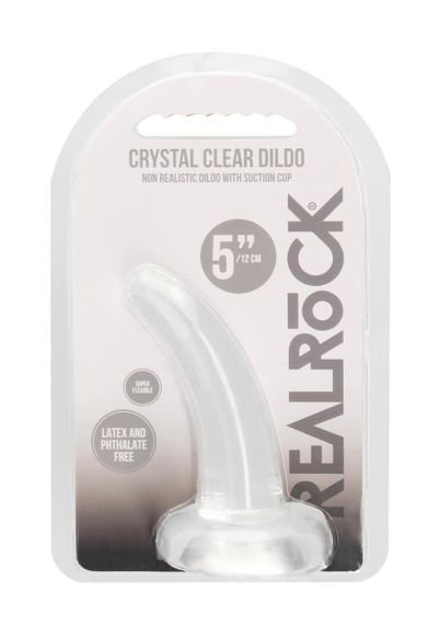 Фаллоимитатор - Realrock Dildo 4,5" Transparent Sex Aura | Зображення 1