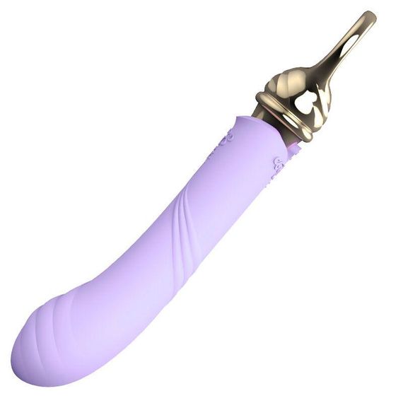Вибратор для точки G с подогревом Zalo Sweet Magic - Courage Fantasy Violet Sex Aura | Зображення 3