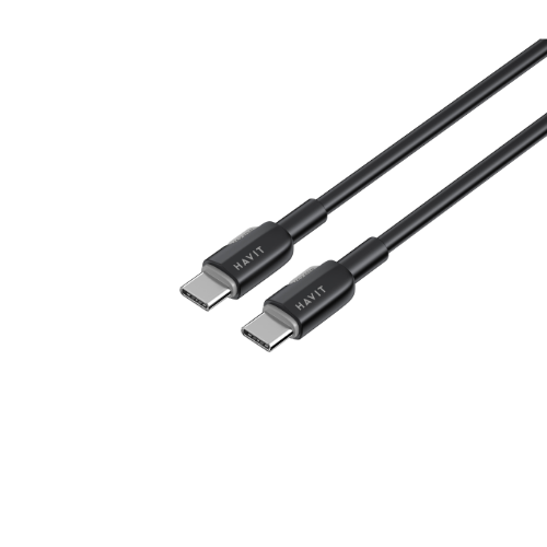 Кабель USB PD Type-C/Type-C Havit HV-CB308C 3,0A 60W 1м чорний | Зображення 2