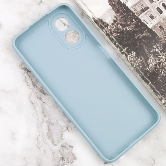 Силиконовый чехол Candy Full Camera для Oppo A38 / A18 Серый / Smoky Gray | Зображення 2