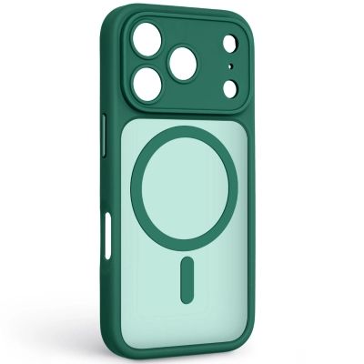 Чехол для мобильного телефона Armorstandart Lush MagCase Apple iPhone 17 Pro Dark Green (ARM87491) | Зображення 1