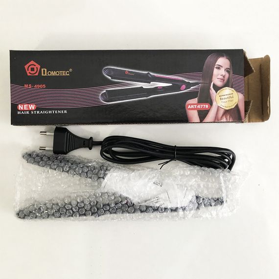 Щипцы, плойка утюжок DOMOTEC MS-4905. YJ-647 Цвет: розовый | Зображення 3