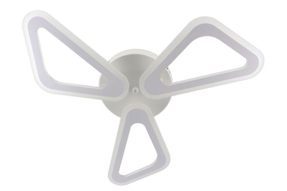 Люстра світлодіодна стельова LED світильник для квартири на стелю лед з пультом 25637 Білий 8х57х57 см. | Зображення 6