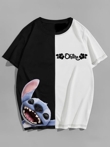 Футболка оверсайз Ліло и Стіч