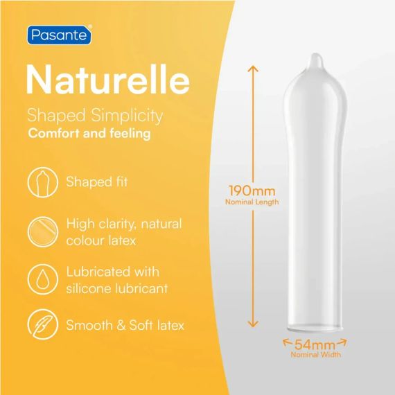 Щільнооблягаючі презервативи Pasante - Naturelle, №144 sexstyle | Зображення 2