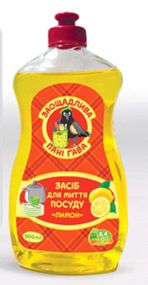 Засіб для миття посуду Лимон ТМ "Заощадлива Пані Гава" 500 мл