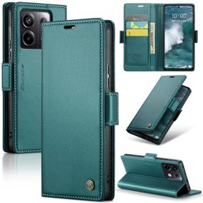 Шкіряний чохол-книжка Retro Case для Xiaomi Redmi Note 13 Pro / Poco M6 Pro колір Зелений
