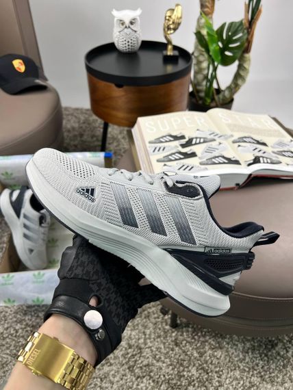 Чоловічі кросівки Ad5das X_PLRPATH Grey Black весна / літо / осінь A3841 | Зображення 6