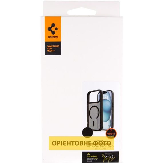 Чохол SGP Black Matte (MagFit) для Apple iPhone 17 Pro (6.3") Black | Зображення 1