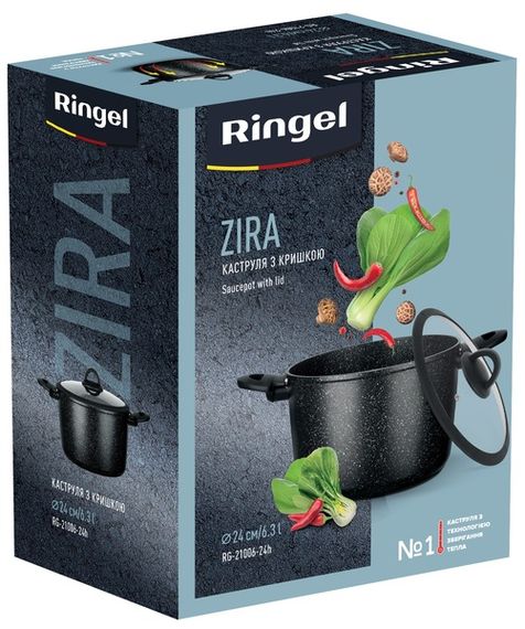 Каструля RINGEL Zira (6.3 л) 24 см | Зображення 5