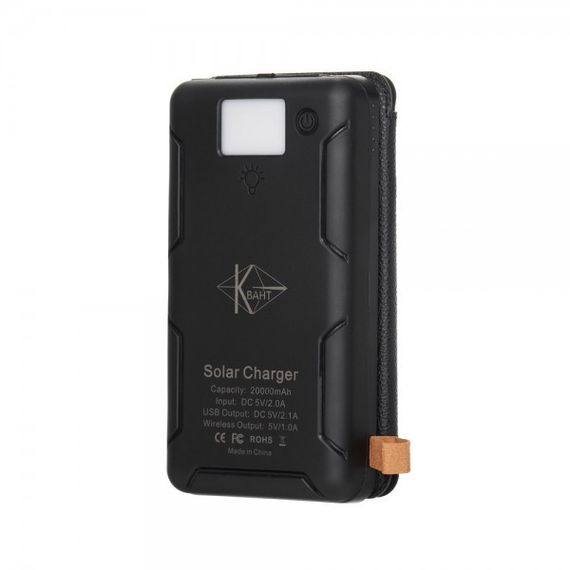 Павербанк 20000 mAh із сонячними панелями і бездротовою зарядкою КВАНТ WSC15/1 | Зображення 4