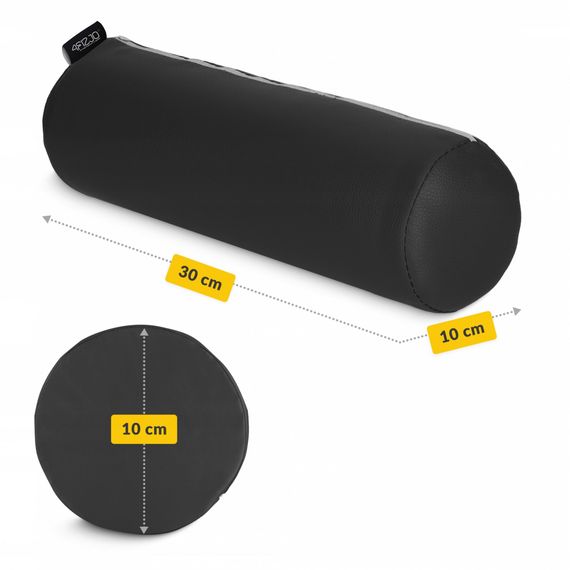 Валік для реабілітації та масажу 4FIZJO 30 x 10 см Black (P-5905973403009) | Зображення 4