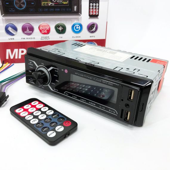 Автомобільні мультимедіа системи MP3-3885 ISO 1DIN, Універсальна автомагнітола, Магнітофони для машин WD-11 | Зображення 4
