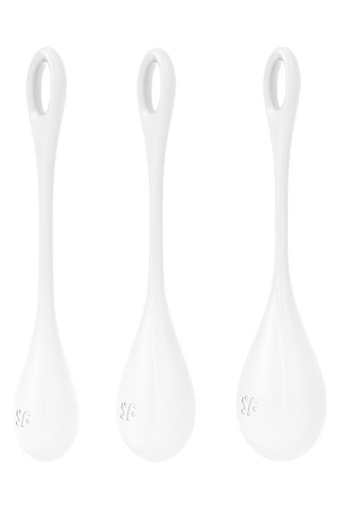 Набір вагінальних кульок Satisfyer Yoni Power 1 білий sexstyle | Зображення 1