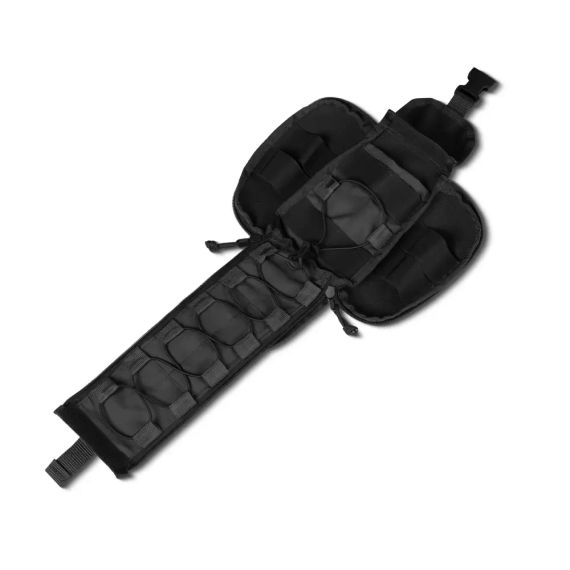 Підсумок-органайзер аптечка Ukrarmor Чорний, тактична MOLLE Cordura 500D, підсумок укрармор ЗСУ, полювання | Зображення 6