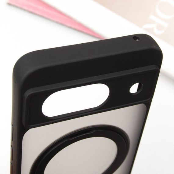 Чехол TPU Timeshield with MagSafe для Google Pixel 8a Black | Зображення 3