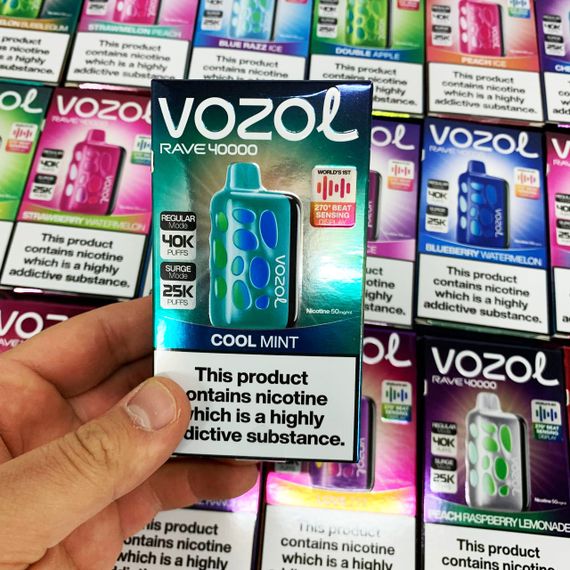 Vozol Rave 40000. Мята (Cool Mint) | Зображення 2