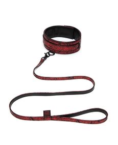 Поводок Fifty Shades of Grey Sweet Anticipation Reversible Faux Leather Collar and Lead Sex Aura