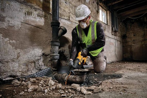 Пила сабельная аккумуляторная 54В DeWALT DCS389T2 | Зображення 9