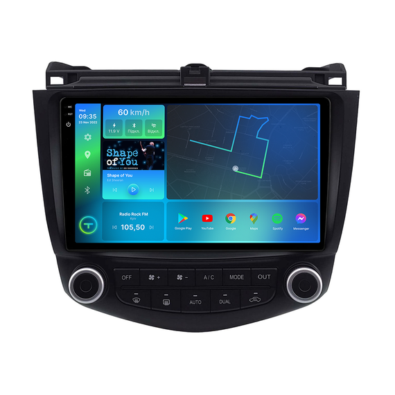 Штатна магнітола Torssen 2K Honda Accord 7 2004-2008 V2 F98256 4G Carplay DSP | Зображення 1