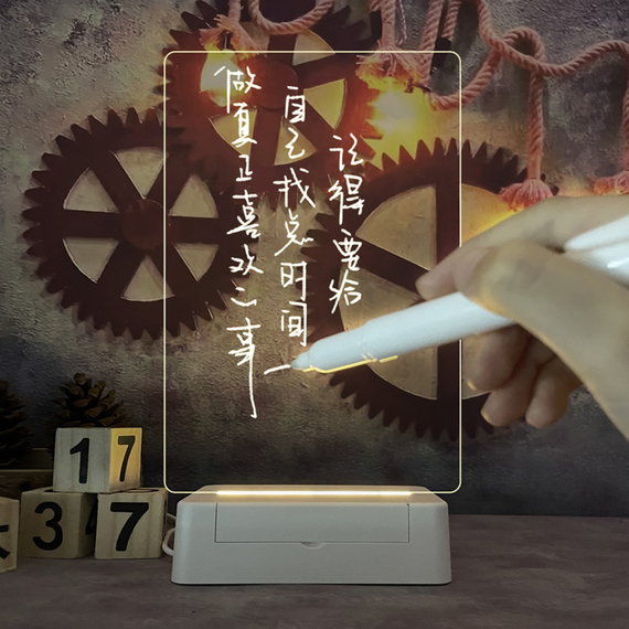Креативная светодиодная ночная мягкая лампа для заметок Mijia Blanc USB с ручкой (sv2528) | Зображення 1