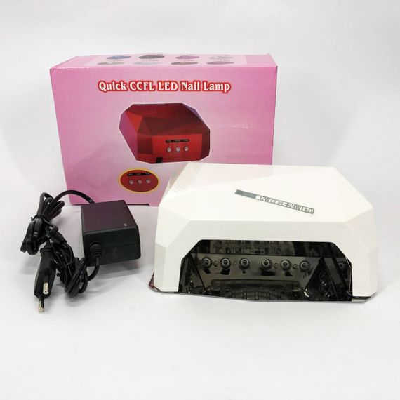 Сушарка для нігтів UV LAMP CCF+LED, Сушарка для нігтів, Портативна сушарка для нігтів. Колір: білий | Зображення 1