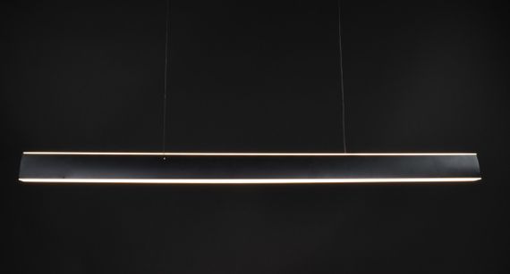 Люстра світлодіодна підвісна LED світильник для квартири на стелю лед 27347 Чорний 15-120х6х120 см. | Зображення 8