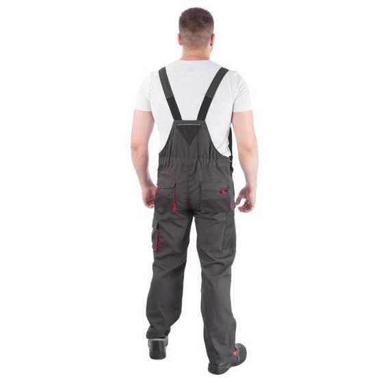 Напівкомбінезон робочий 80% поліестер, 20% бавовна, щільність 260 г/м2, S INTERTOOL SP-30211 | Зображення 4