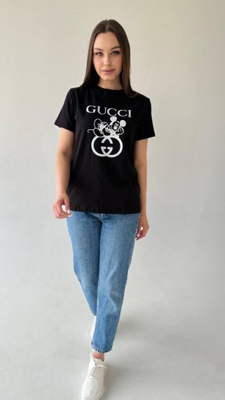 Жіноча футболка Gucci чорна