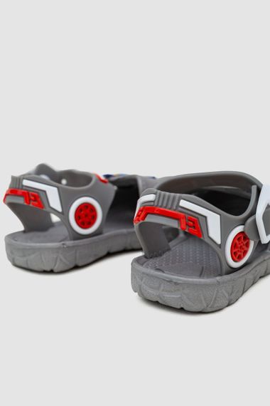 Сандалии детские для мальчика 243R51-183-U -уценка, цвет Серый | Зображення 3