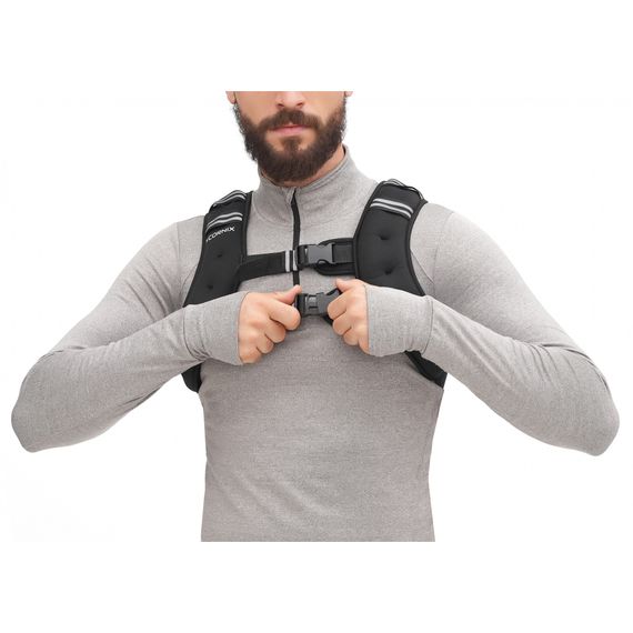 Жилет-обтяжувач для тренувань Cornix Weight Vest 5 кг XR-0343 Black | Зображення 3
