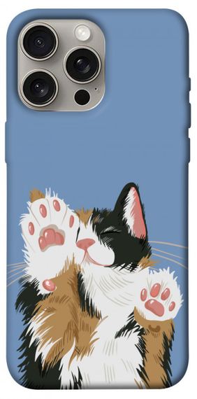 Чохол з картинкою Funny cat для Apple iPhone 15 Pro Max (6.7")