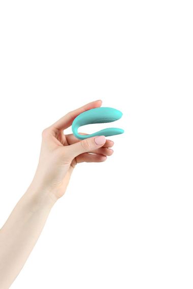 Вібратор для пар We-Vibe SYNC Lite Aqua — гнучкий, керування We-Connect, Bluetooth, водонепроникний, магнітна зарядка | Зображення 6