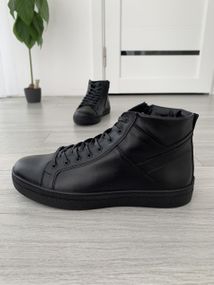 Кожаные ботинки на шнурке большого размера 46 47 49 размер