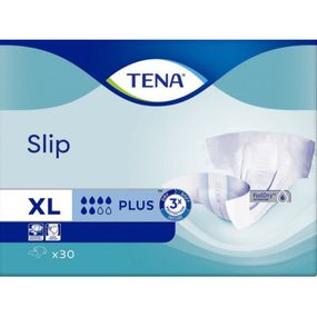 Подгузники для взрослых Tena Slip Plus XL 30 шт 120-160 см 6 капель (8699114504539) - Топ Продаж!