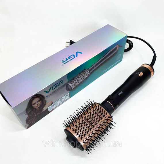 Фен брашинг VGR, Фен щетка с холодным воздухом для укладки волос унивесальный PN-97 | Зображення 3