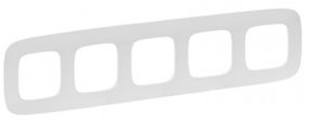 Valena ALLURE Legrand рамка 5 постов белый (754305)