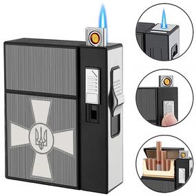 Футляр С Двумя Зажигалками Под Пачку ВСУ ПА-65