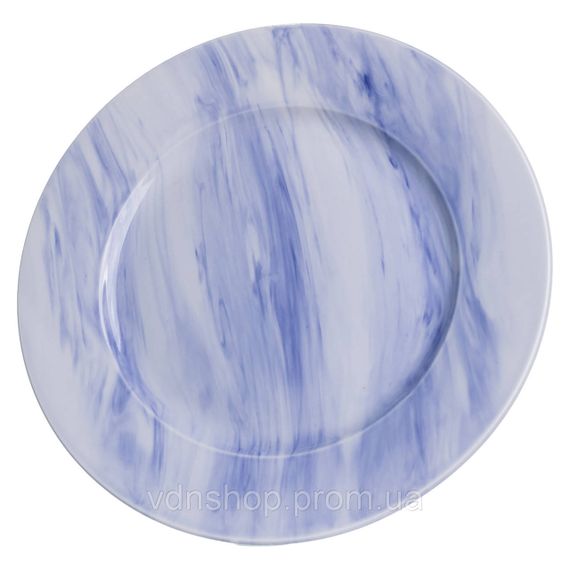 Столовий набір посуду 24 предмети на 6 осіб Marble Clara порцеляновий Синій MD-24-3B | Зображення 5