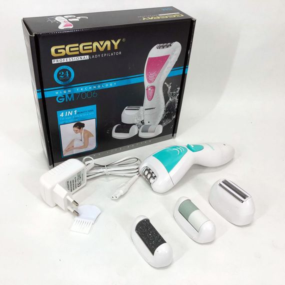 Пилка для ступень Gemei, Епілятор для лінії бікіні Жіноча електробритва пахв ZU-95 | Зображення 8