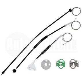 Ремкомплект стеклоподъемника переднего левого VW Caddy II 95-04/ Polo 95-01, AutoTechteile, 383 7037, 350103211000