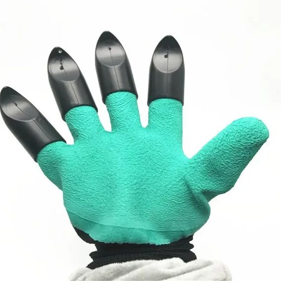 Садовые перчатки Garden genie gloves с 4 наконечниками для рытья земли | Зображення 7