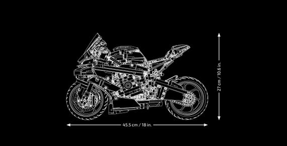 Конструктор LEGO Technic BMW M 1000 RR 42130 | Зображення 5