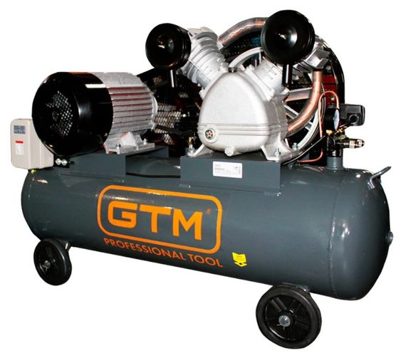 Поршневий повітряний компресор 120 л GTM KC2090A-120L ремінний