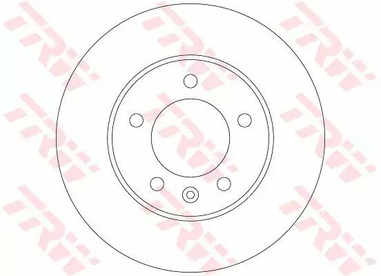 Диск гальмівний (1 шт.) NISSAN/OPEL/RENAULT NV400/Movano/Master 2,3D R D=305mm 10, TRW (DF6120) | Зображення 1
