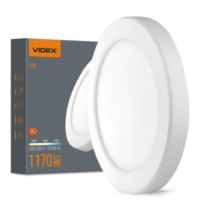 LED Світильник 12W круглий білий VL-DL6R-12CW Videx