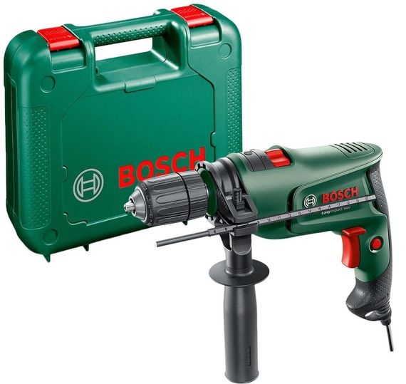 Дриль ударний Bosch EasyImpact 600, 600Вт, БЗП, 3000 об/хв, 1.7 кг, кейс (0.603.133.020)