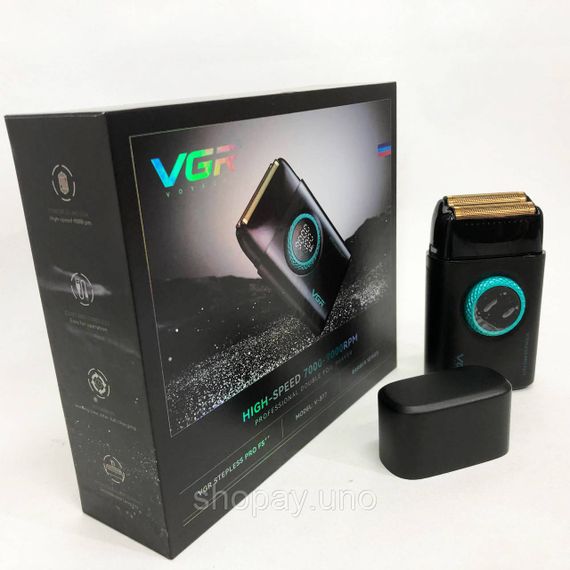 Электробритва VGR V-377 BLACK шейвер | Зображення 3
