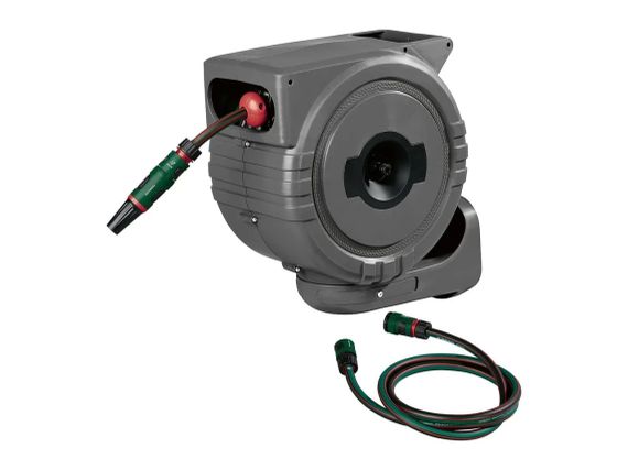 Автоматическая садовая катушка Parkside со шлангом 25 метров Германия | Зображення 4